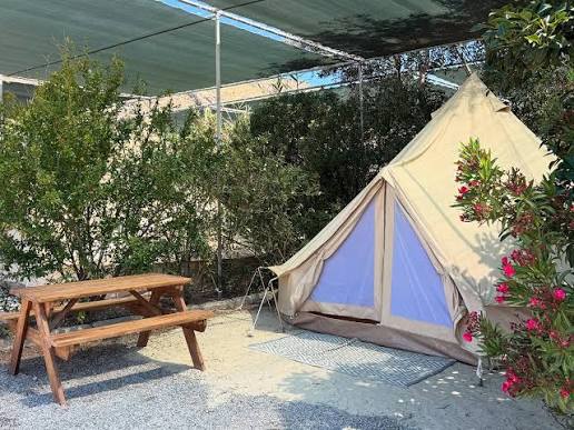 Bell tent interior